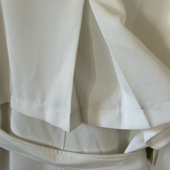 Bagatelle Double Breasted Off-white Trench Coat. Women’s Large - NWT - Picture 8 of 15
